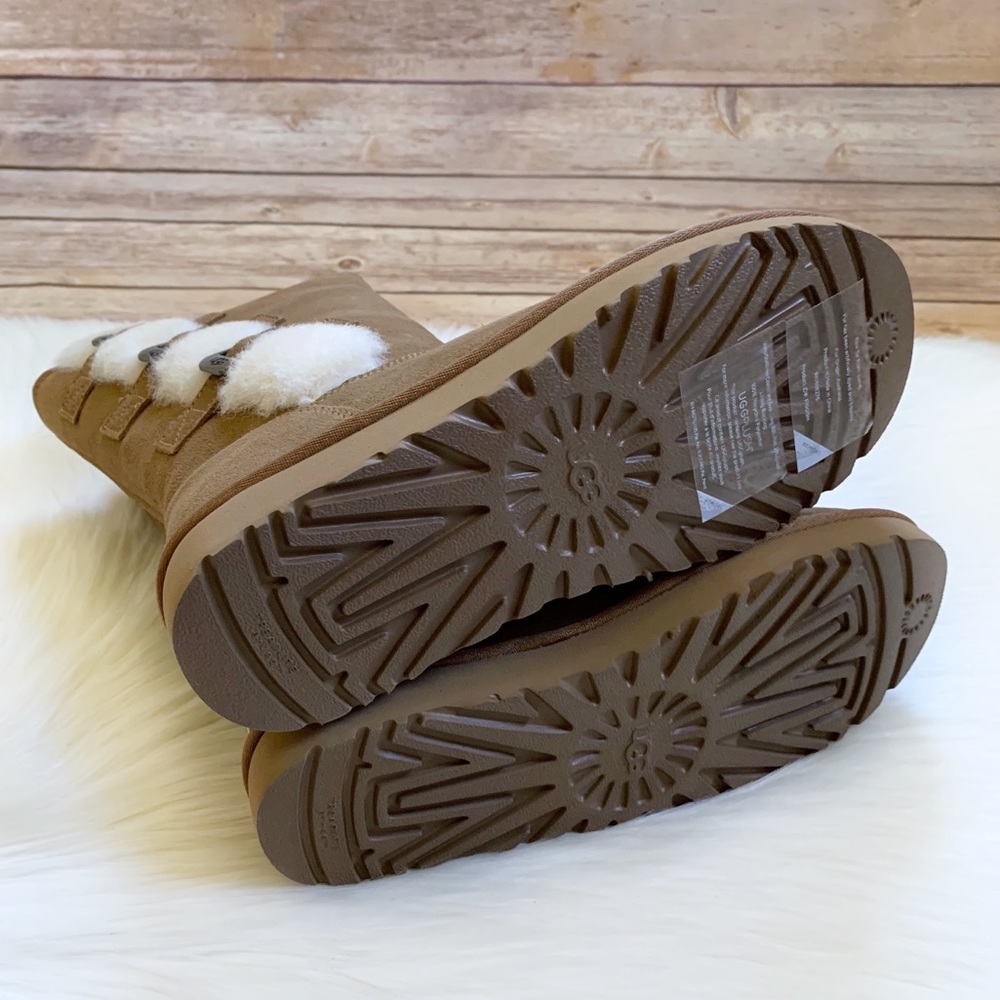 UGG Chestnut Suede Klea Boots - Picture 8 of 8